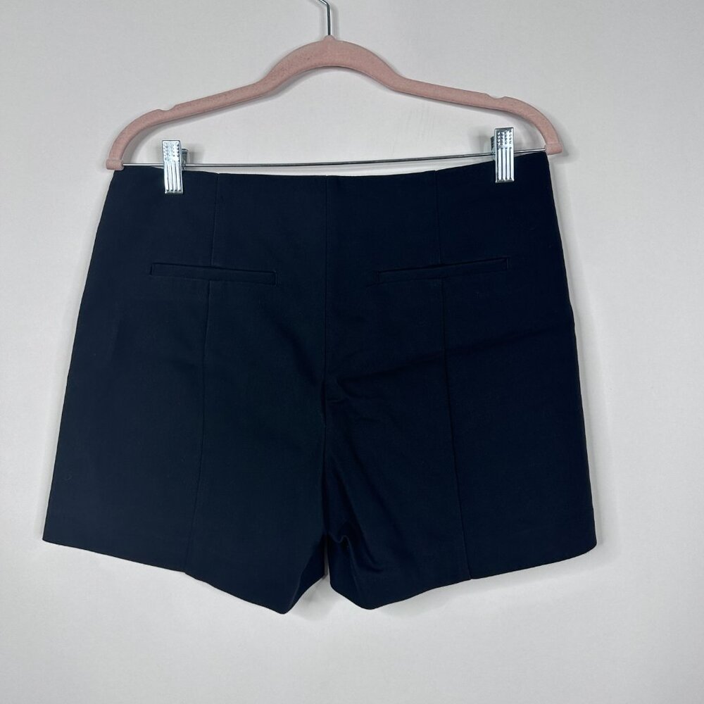 2/$30 Ecru Swift Short w Seam Details High Rise Side Zip Black 8 #A1259 - Picture 4 of 8